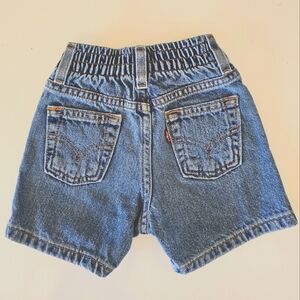 Infant Levi's Denim Jean Shorts Jorts 18 Month